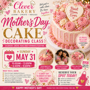Mother’s Day Luxe Cake Decorating